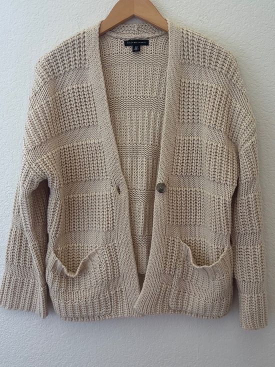 Saks Fifth Avenue Sweaters - Saks Fifth Avenue wool blend knit button closure cardigan size XS